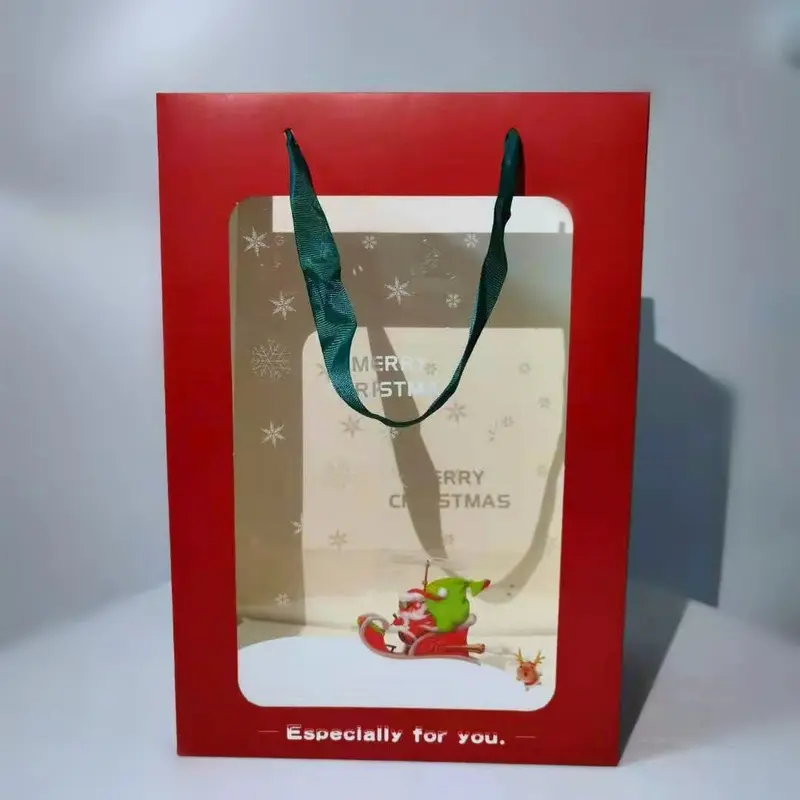Làm hộp quà noel bằng giấy, cách gấp hộp quà noel, làm hộp quà noel tại nhà, làm hộp quà noel bằng giấy đơn giản, Hộp quà noel bằng giấy