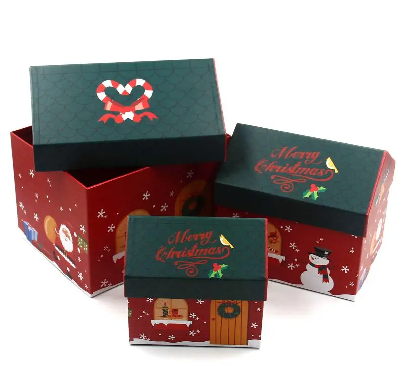 hộp quà noel trang trí, hộp quà noel, hộp quà giáng sinh