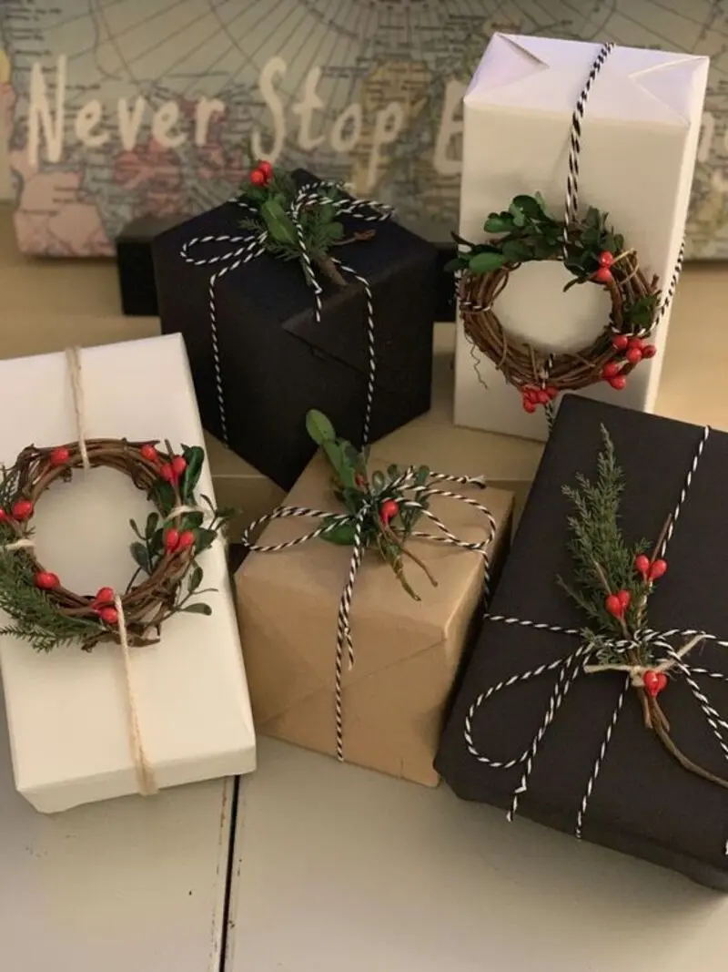 hộp quà noel trang trí, hộp quà noel, hộp quà giáng sinh