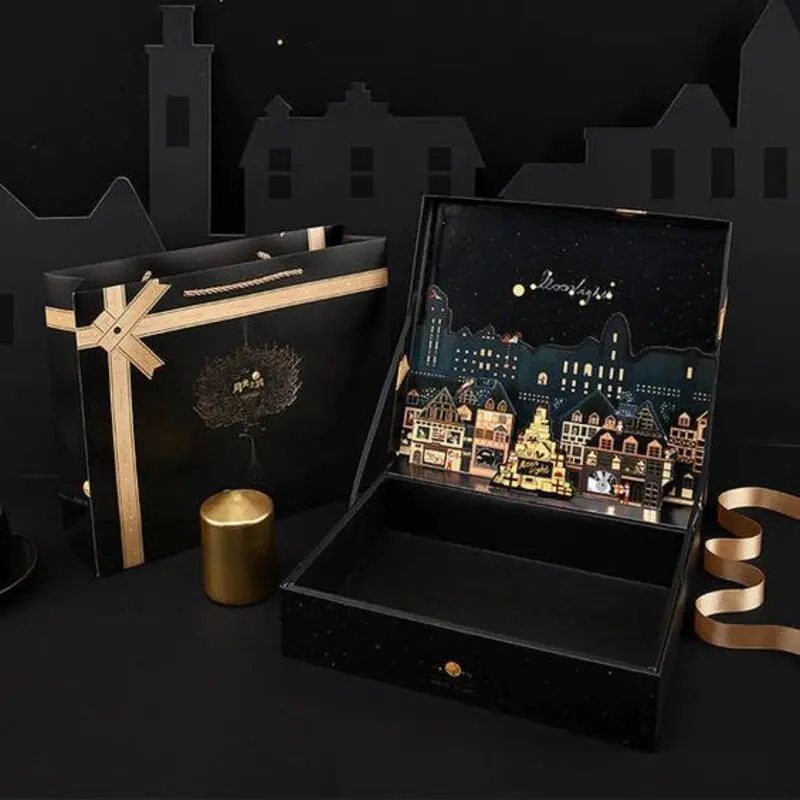 hộp quà noel trang trí, hộp quà noel, hộp quà giáng sinh