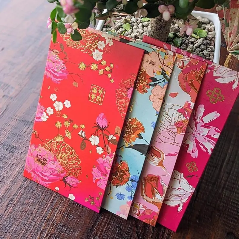 bao lì xì hình hoa xuân cao cấp, ý nghĩa bao lì xì hình hoa xuân cao cấp
