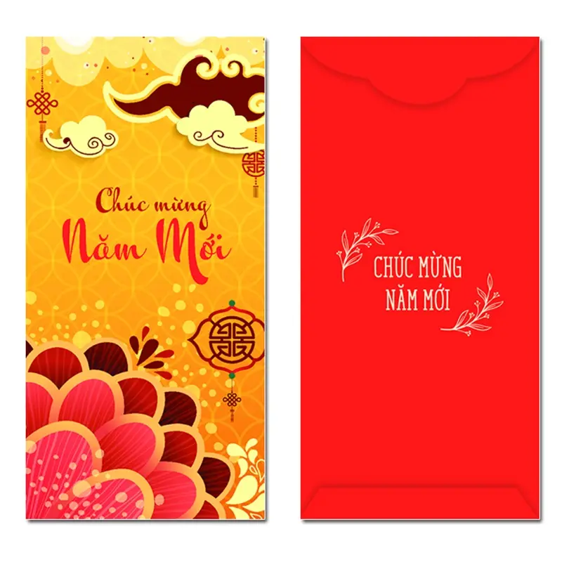 Bao lì xì chúc mừng năm mới 2
