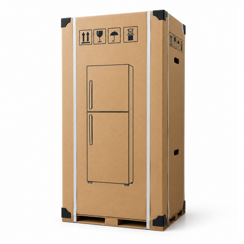 Thùng carton đựng tủ lạnh | Sản xuất theo yêu cầu, kích thước lớn