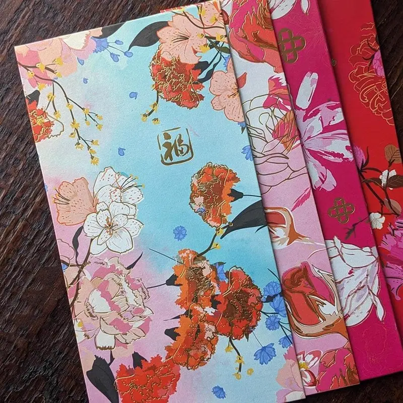 bao lì xì hình hoa xuân cao cấp, ý nghĩa bao lì xì hình hoa xuân cao cấp