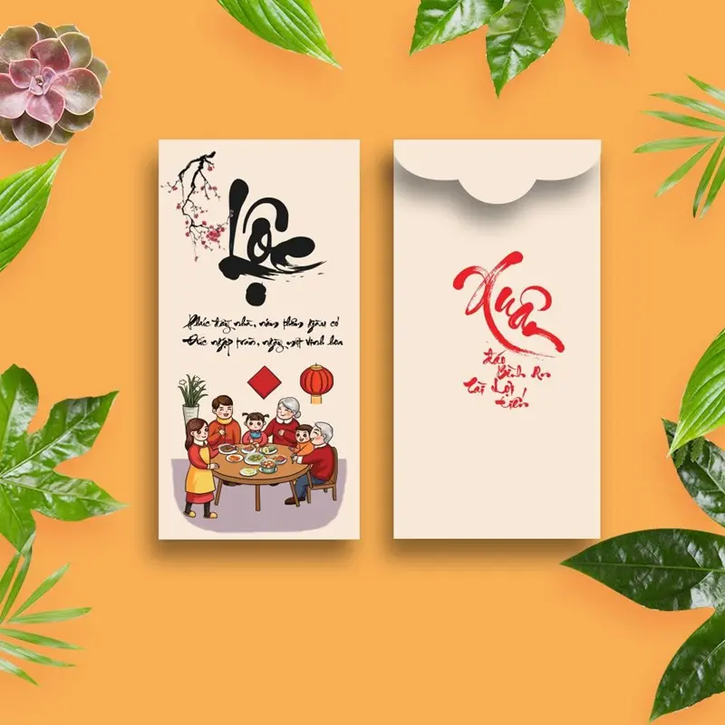 bao lì xì tết đoàn viên