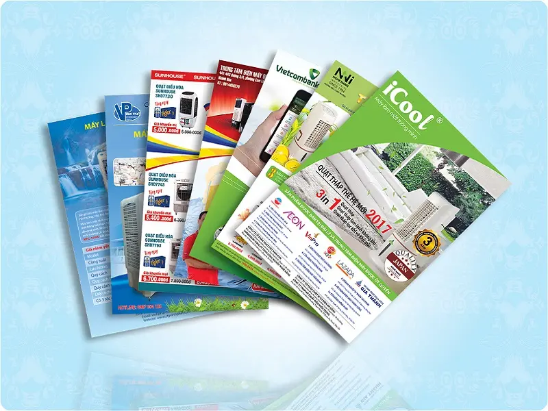Kích thước của một tờ rơi phổ biến và hiệu quả hiện nay