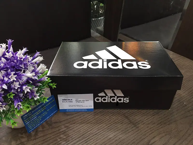 Size hộp giày adidas, Hộp giày adias, Túi hộp giày adidas