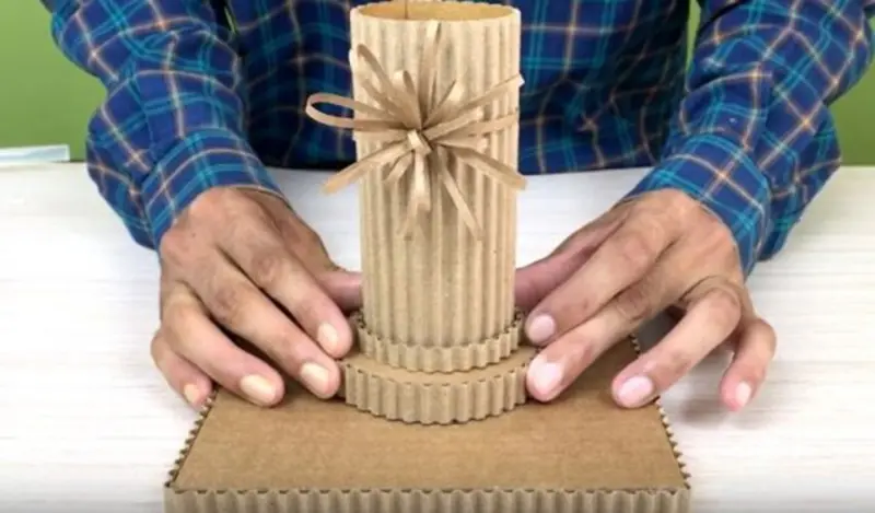 Cách làm hộp đựng bút bằng bìa carton, học tập làm hộp đựng bút bằng bìa carton
