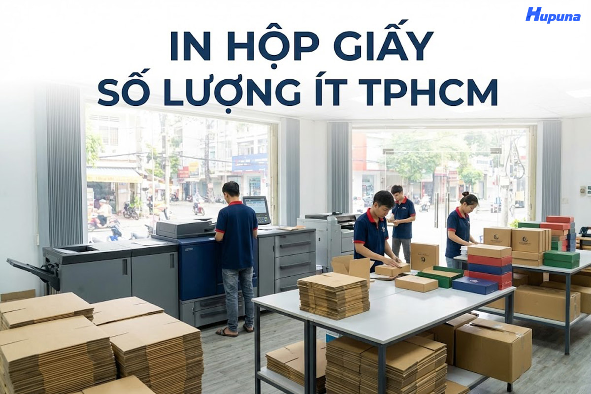 In hộp giấy số lượng ít tphcm