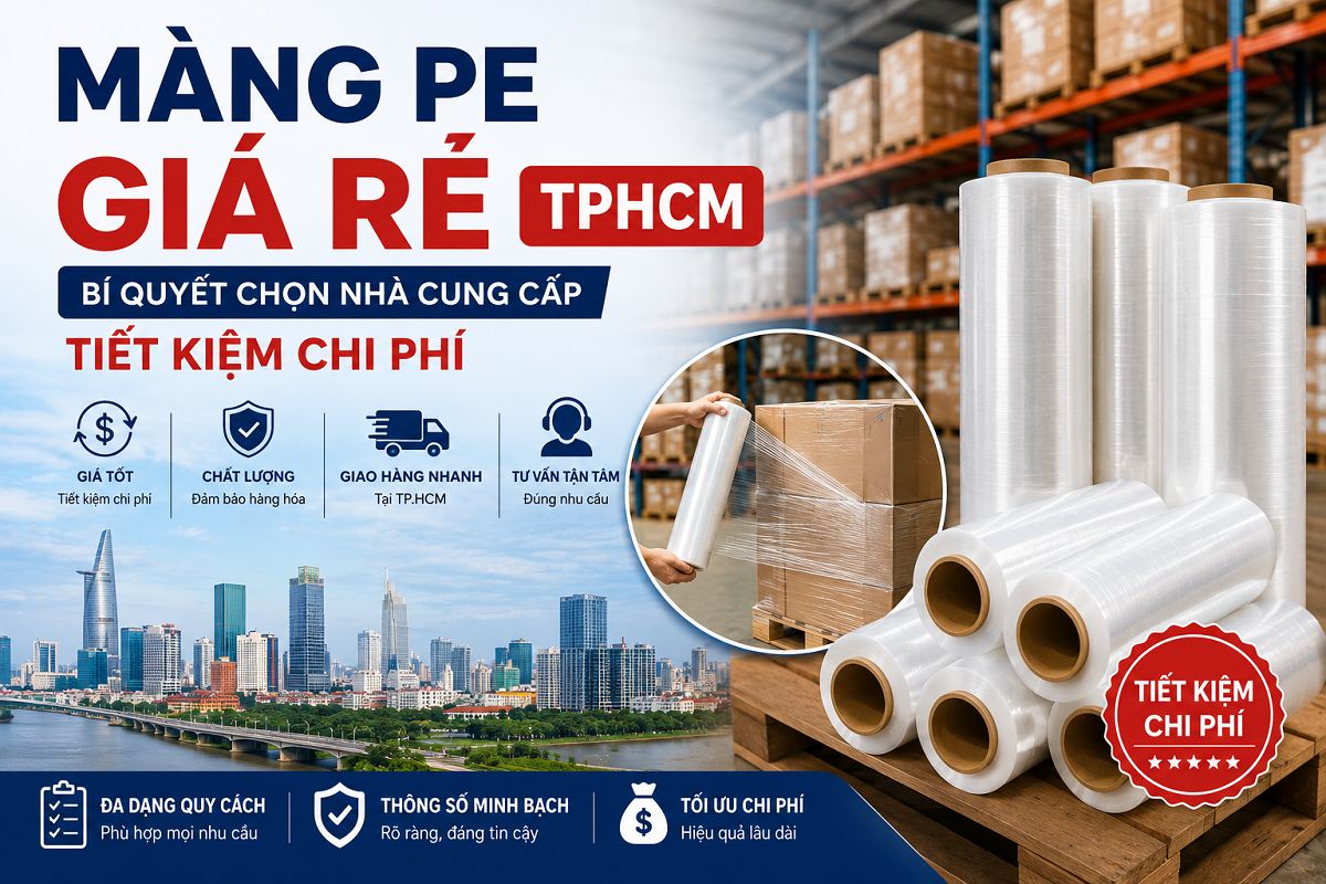 Màng pe giá rẻ TpHCM | Bí quyết chọn nhà cung cấp tiết kiệm chi phí