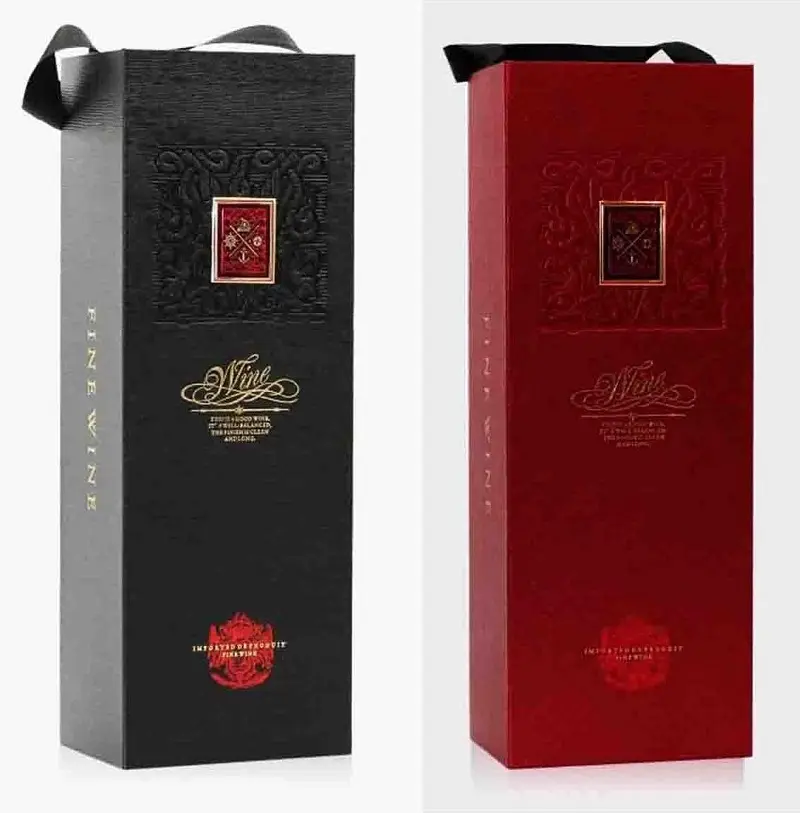 hộp giấy đựng chai rượu, hộp đựng rượu bằng giấy