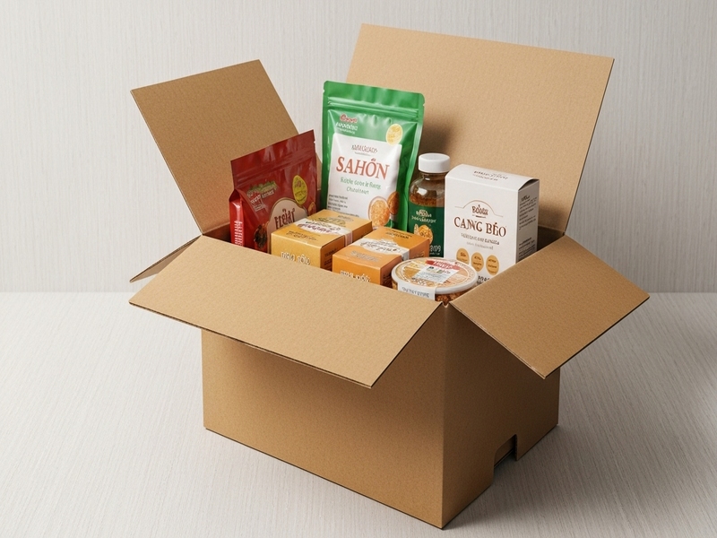 Cấu tạo của hộp carton 28x20x8cm nắp đối 3 lớp