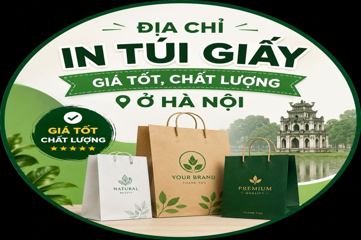 Địa chỉ in túi giấy giá tốt, chất lượng ở Hà Nội