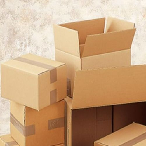 Hộp carton 15x12x12cm nắp đối, 3 lớp, sóng B, mặt nâu đáy mộc