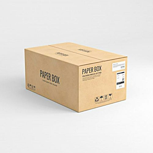 Hộp carton 20x18x12cm nắp đối, 3 lớp, sóng B, mặt nâu đáy mộc