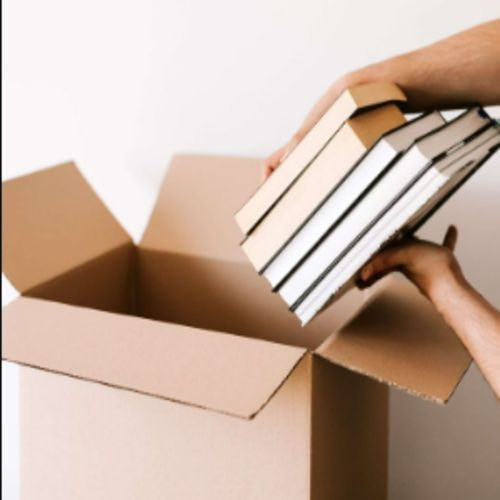 Hộp carton 40x40x30cm nắp đối, 3 lớp, sóng B, mặt nâu đáy mộc