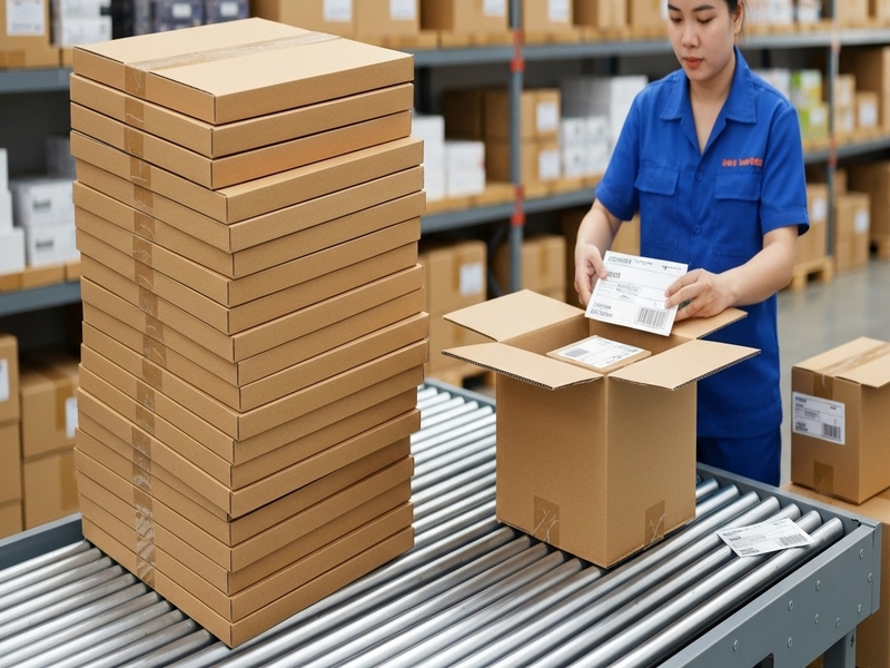 Ứng dụng của hộp carton 30x20x20cm nắp đối 3 lớp