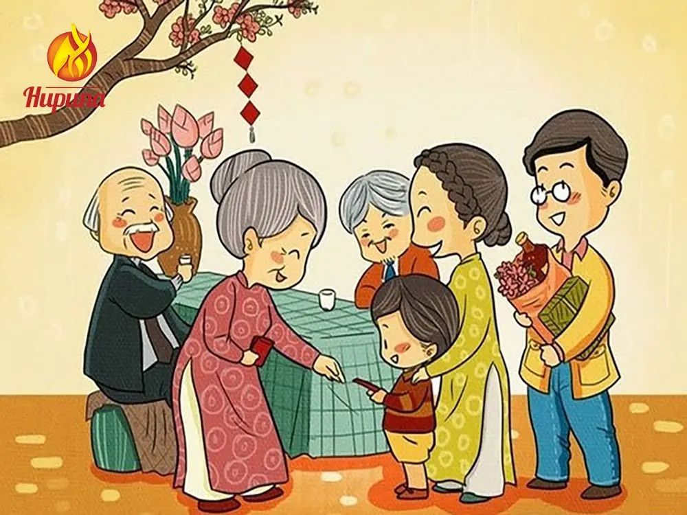 Gợi ý chủ đề tranh ngày Tết đẹp và ý nghĩa