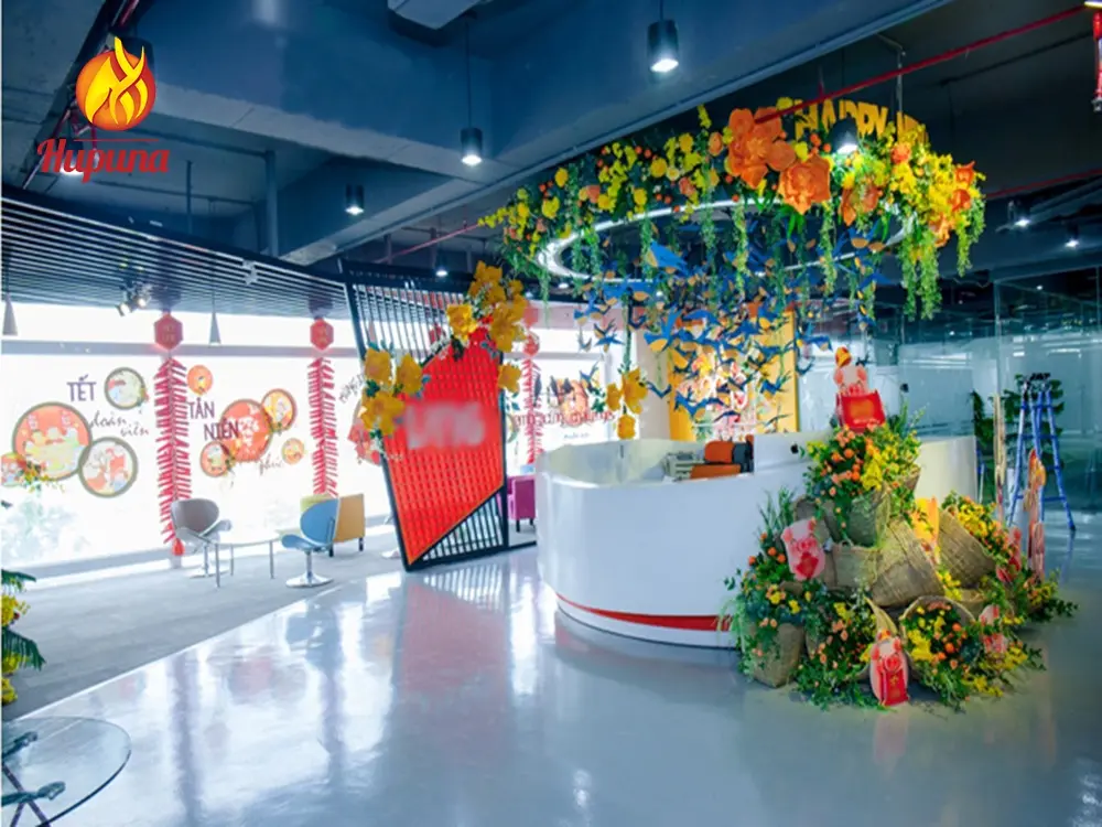Trang trí Tết văn phòng để có tài lộc