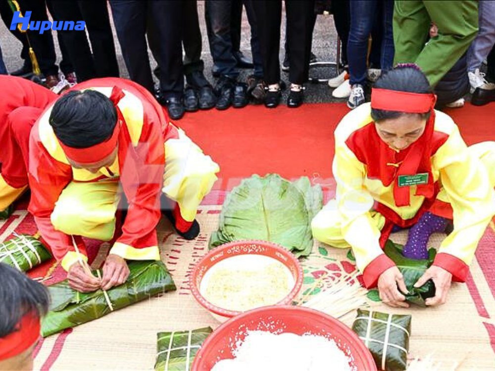 Cuộc thi bánh chưng, bánh giầy ngày lễ Đền Hùng