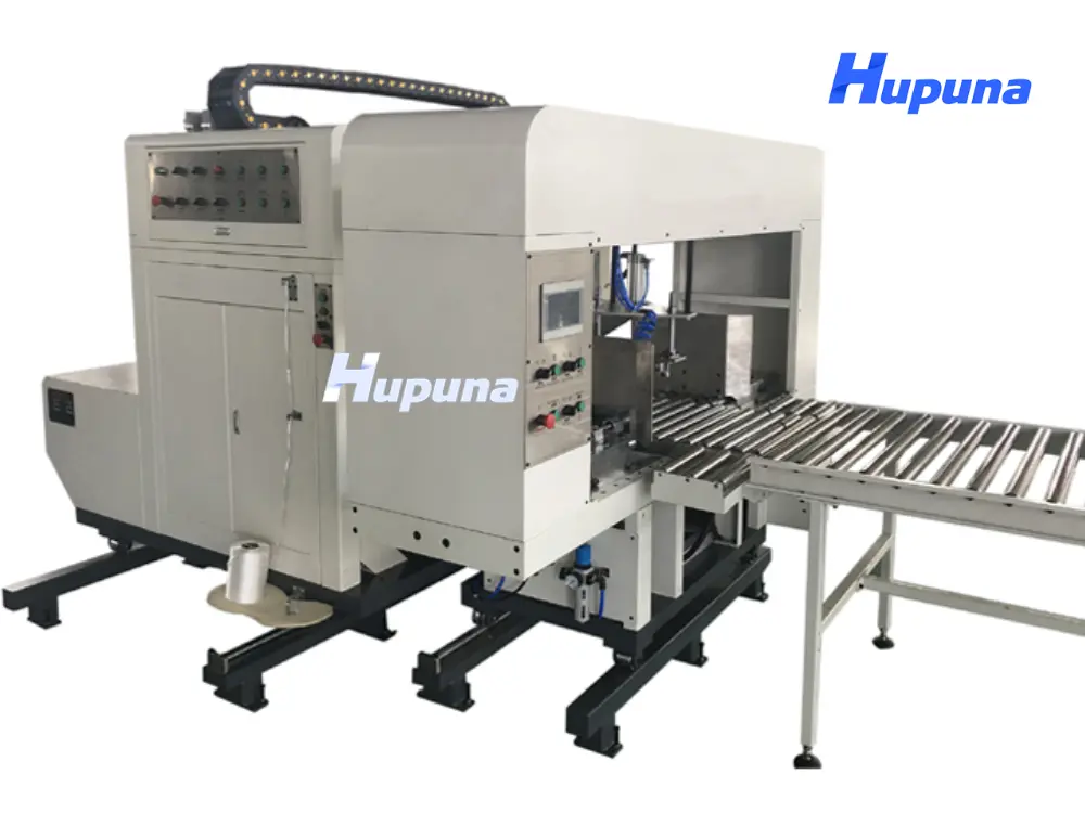 Máy cột dây thùng carton tự động