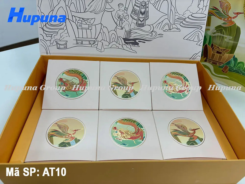 Bộ 6 hộp con bánh trung thu Lạc Hồng AT10
