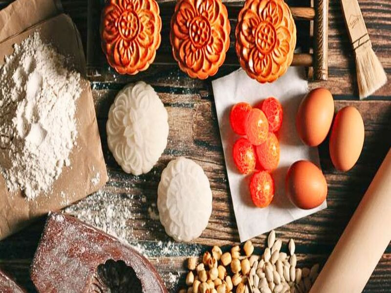 Chuẩn bị nguyên vật liệu làm bánh