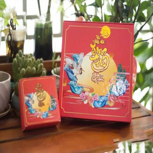 Hộp bánh trung thu Bạch Hạc Minh Nguyệt (TH12)