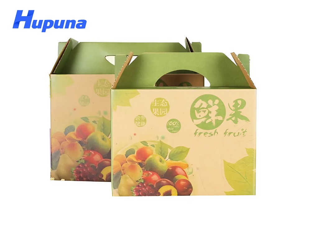 Hộp carton đựng tại chợ nông sản