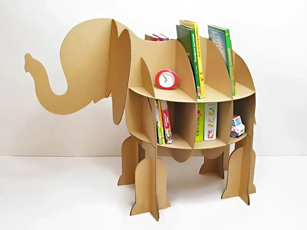 Hướng dẫn làm kệ sách bằng giấy carton từ A – Z, cực kỳ đơn giản