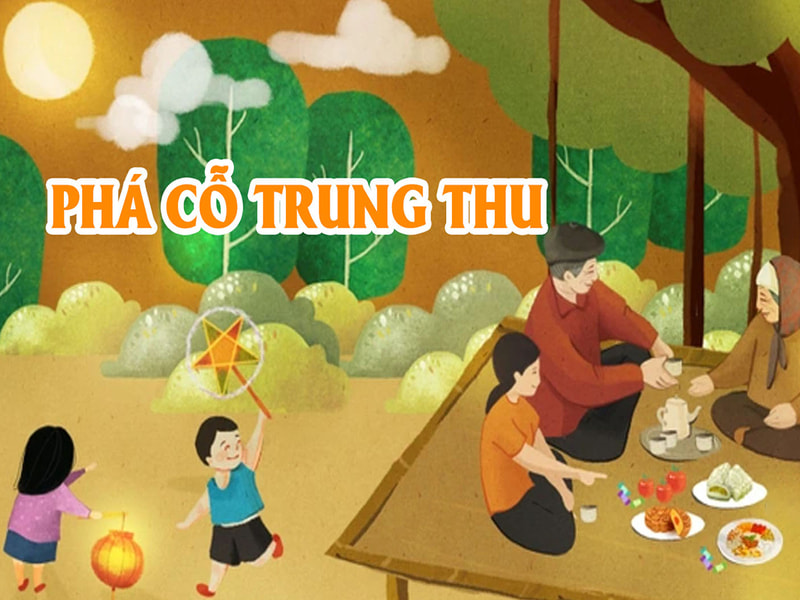 Phá cỗ dưới ánh trăng rằm