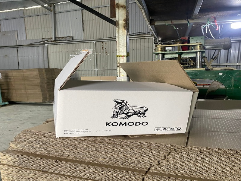Thùng cartọn in flexo đựng keo chà ron