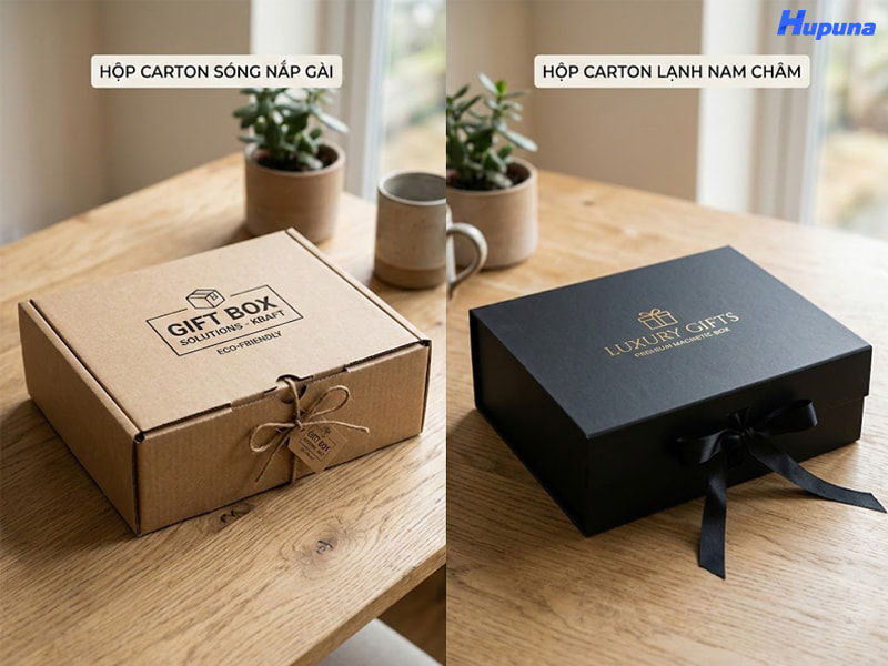 Các loại hộp carton đựng quà phổ biến hiện nay