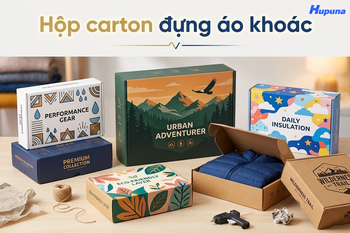 Hộp carton đựng áo khoác