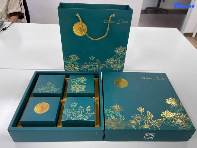 Hộp carton lạnh đựng bánh trung thu nắp âm dương