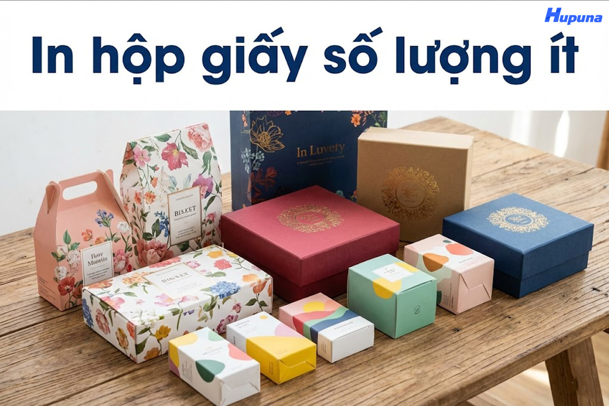 In hộp giấy số lượng ít