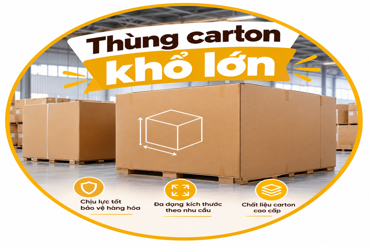 Thùng carton khổ lớn
