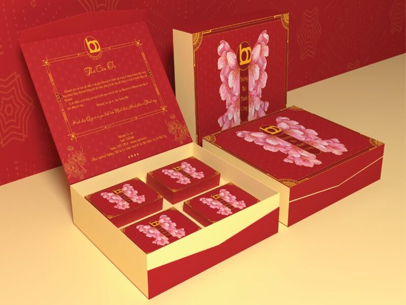 Bao bì Tết cho combo quà tổng hợp