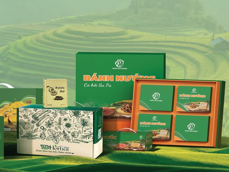 Các gói thiết kế bao bì OCOP tại Hupuna Group