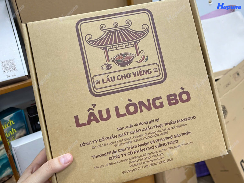 Hộp carton in Flexo lẩu Lòng Bò