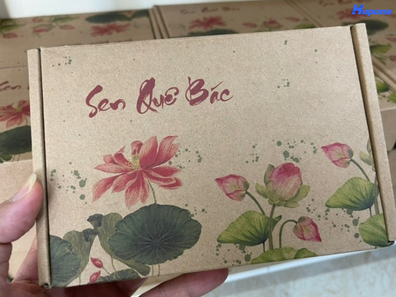 Hộp carton in Flexo sen quê bác