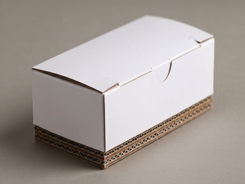 Hộp carton 15x10x5cm nắp gài 3 lớp trắng nâu