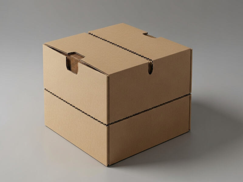 Hộp carton 35x35x3.5cm nắp gài 3 lớp