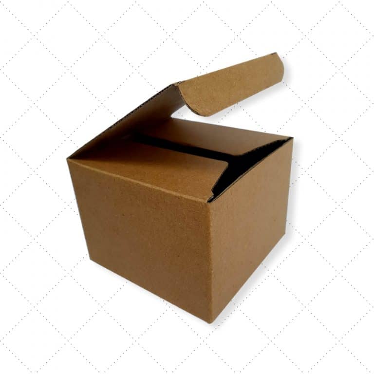 Hộp carton nắp cài đáy chéo