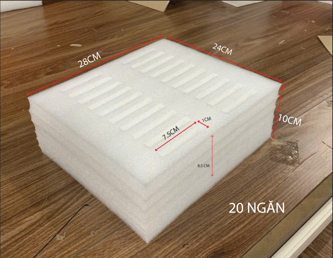Khay đựng điện thoại 28X24X10 20 NGĂN ( 7.5X1CM)