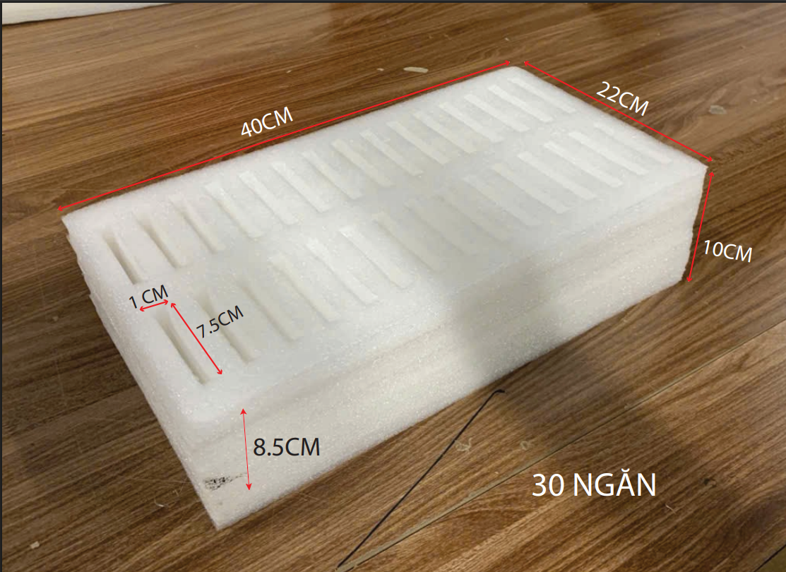 Khay đựng điện thoại 40X22X10 30 NGĂN ( 7.5X1CM)