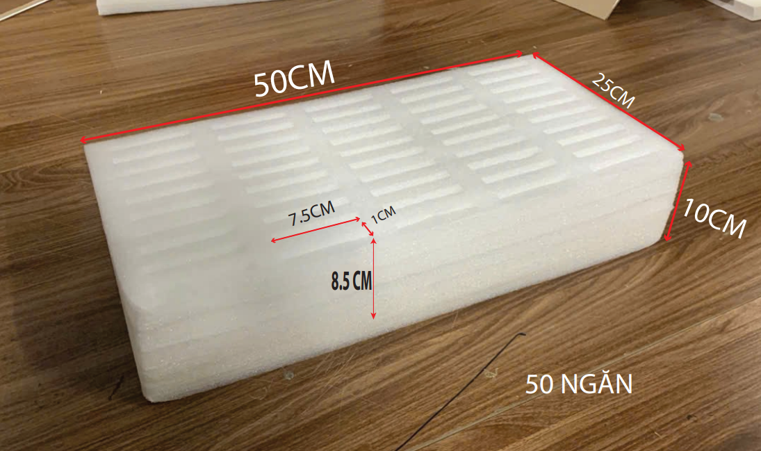 Khay đựng điện thoại 50X25X10 50 NGĂN ( 7.5X1CM)