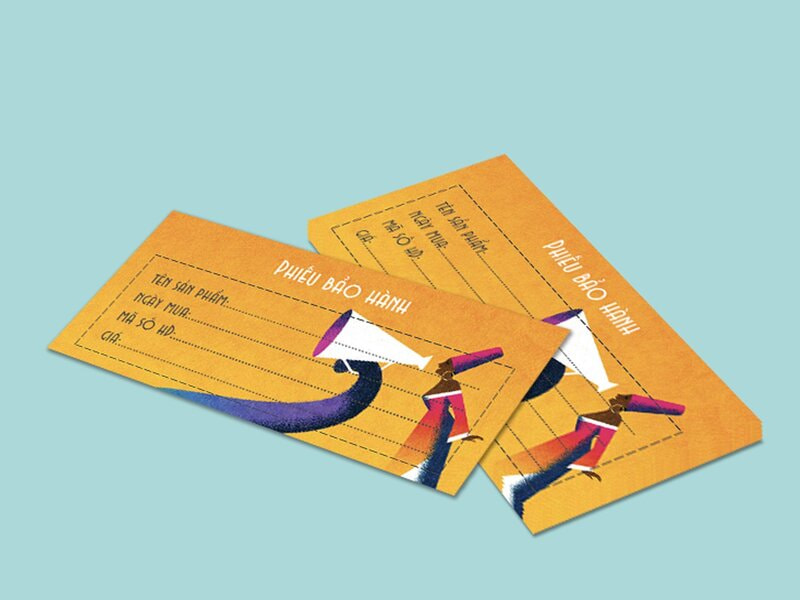 Xu hướng thiết kế phiếu bảo hành hiện nay