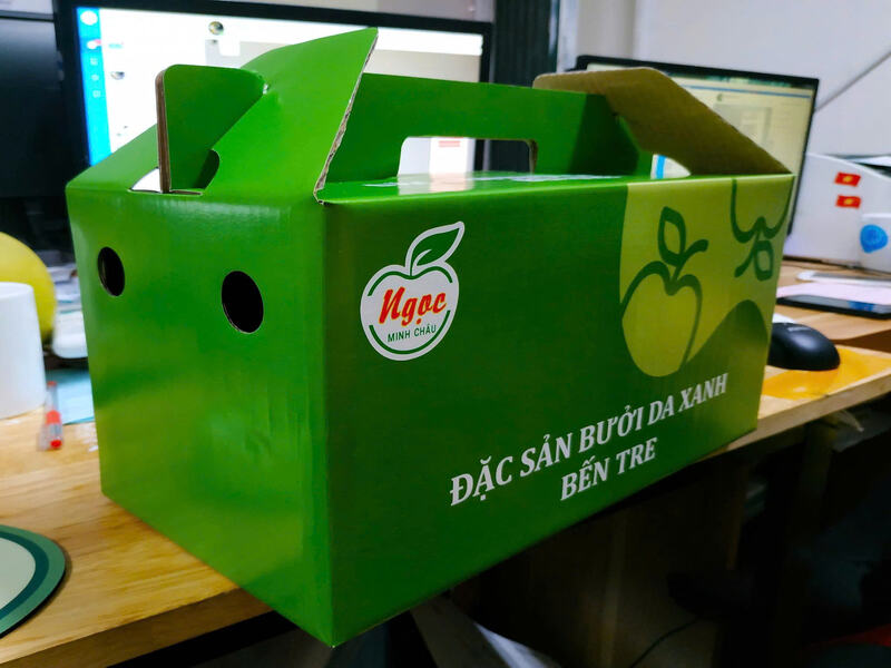 Cấu tạo thùng giấy carton đựng rau củ quả xuất khẩu