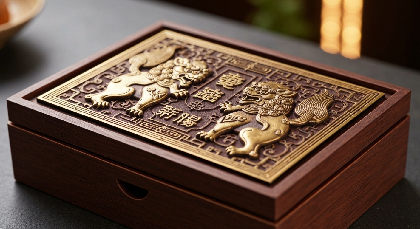 Hộp đựng bánh trung thu Song Lân nắp kéo 3d